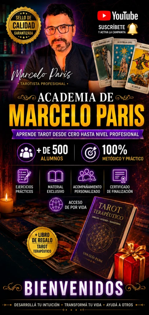 Servicio de tarot online con Marcelo: cursos de tarot